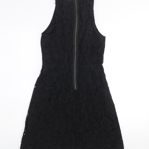 Marks and Spencer Women’s Black Lace A-Line Dress Size 8