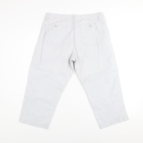 Mountain Warehouse Women’s Grey Capri Trousers Size 10 Lightweight Casual