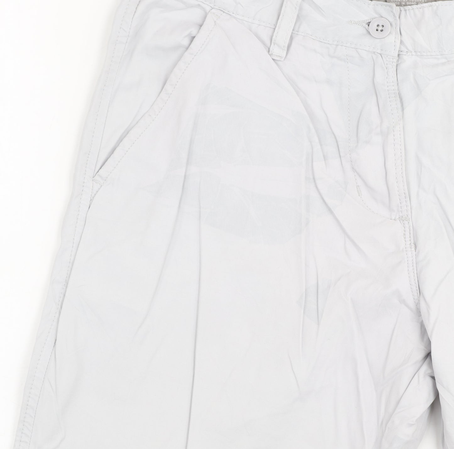 Mountain Warehouse Women’s Grey Capri Trousers Size 10 Lightweight Casual