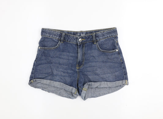 Denim Co. Girls Blue 13-14 Years Cut-Off Denim Shorts