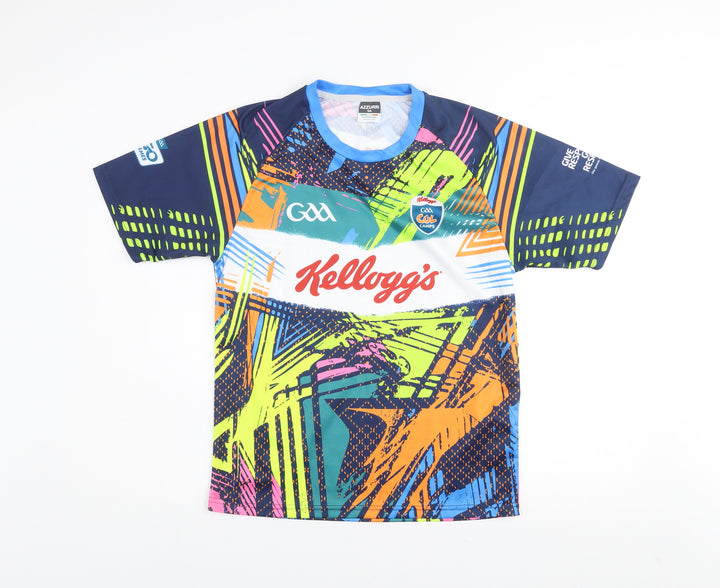Azzurri Boys Multicoloured GAA Kellogg's Cool Camps Jersey T-Shirt 5 Years