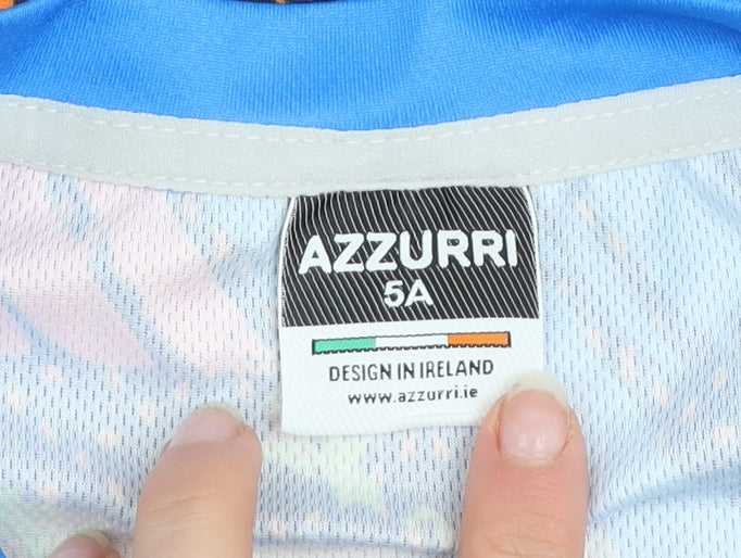 Azzurri Boys Multicoloured GAA Kellogg's Cool Camps Jersey T-Shirt 5 Years