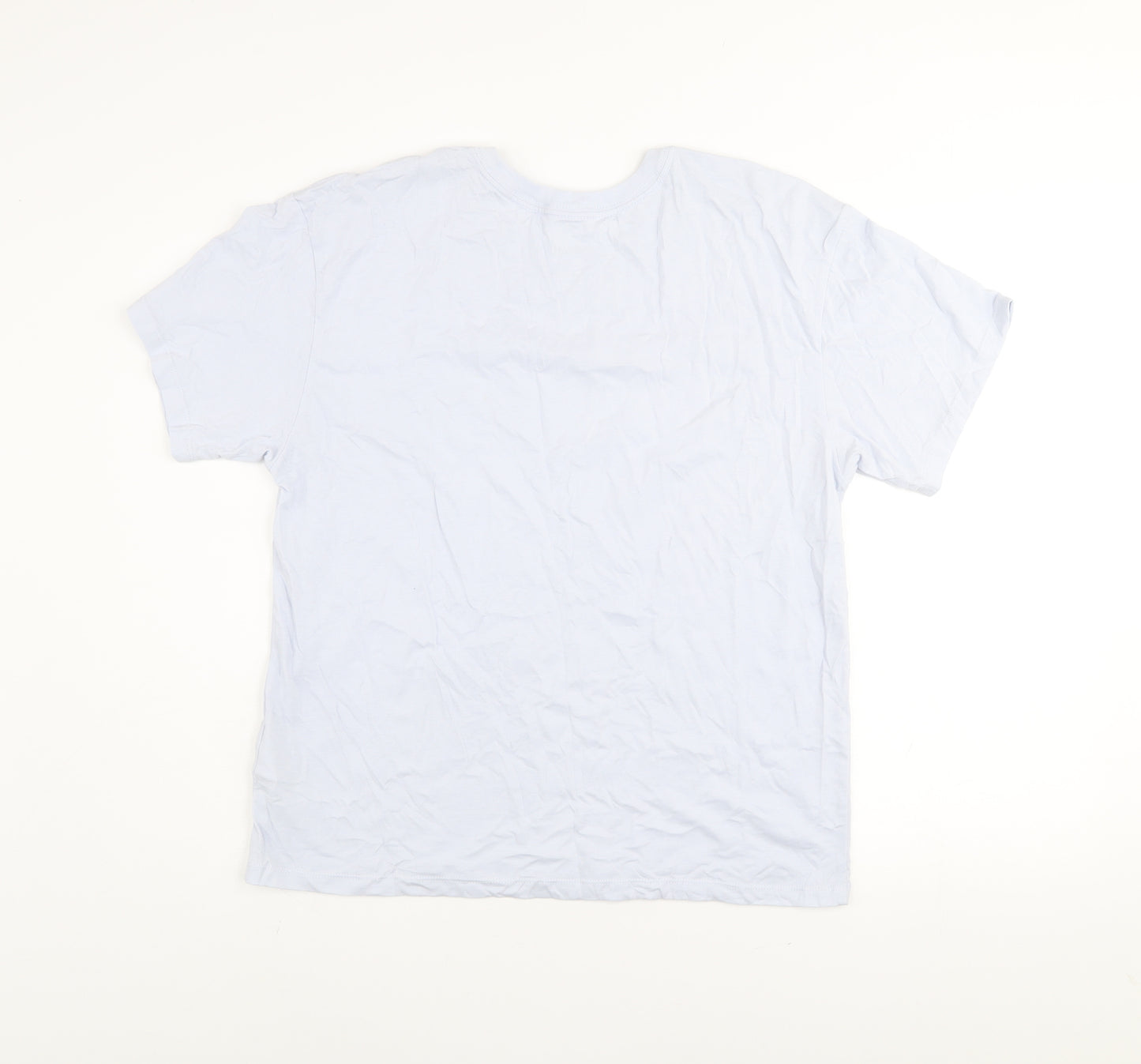 Hurley Men’s White XL Cotton Logo Crew Neck Short Sleeve T-Shirt