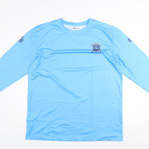 Eupro Men's Blue Long Sleeve Fishing Quick Dry Activewear T-Shirt XL