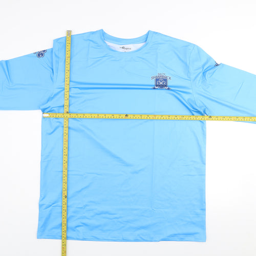 Eupro Men's Blue Long Sleeve Fishing Quick Dry Activewear T-Shirt XL