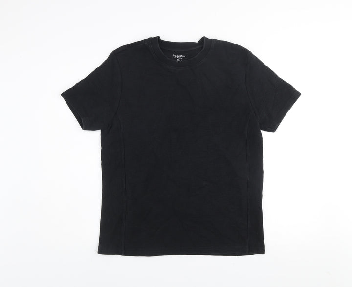 Sun & Sand Sports Men’s Black Cotton Crew Neck T-Shirt Size L
