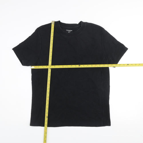 Sun & Sand Sports Men’s Black Cotton Crew Neck T-Shirt Size L