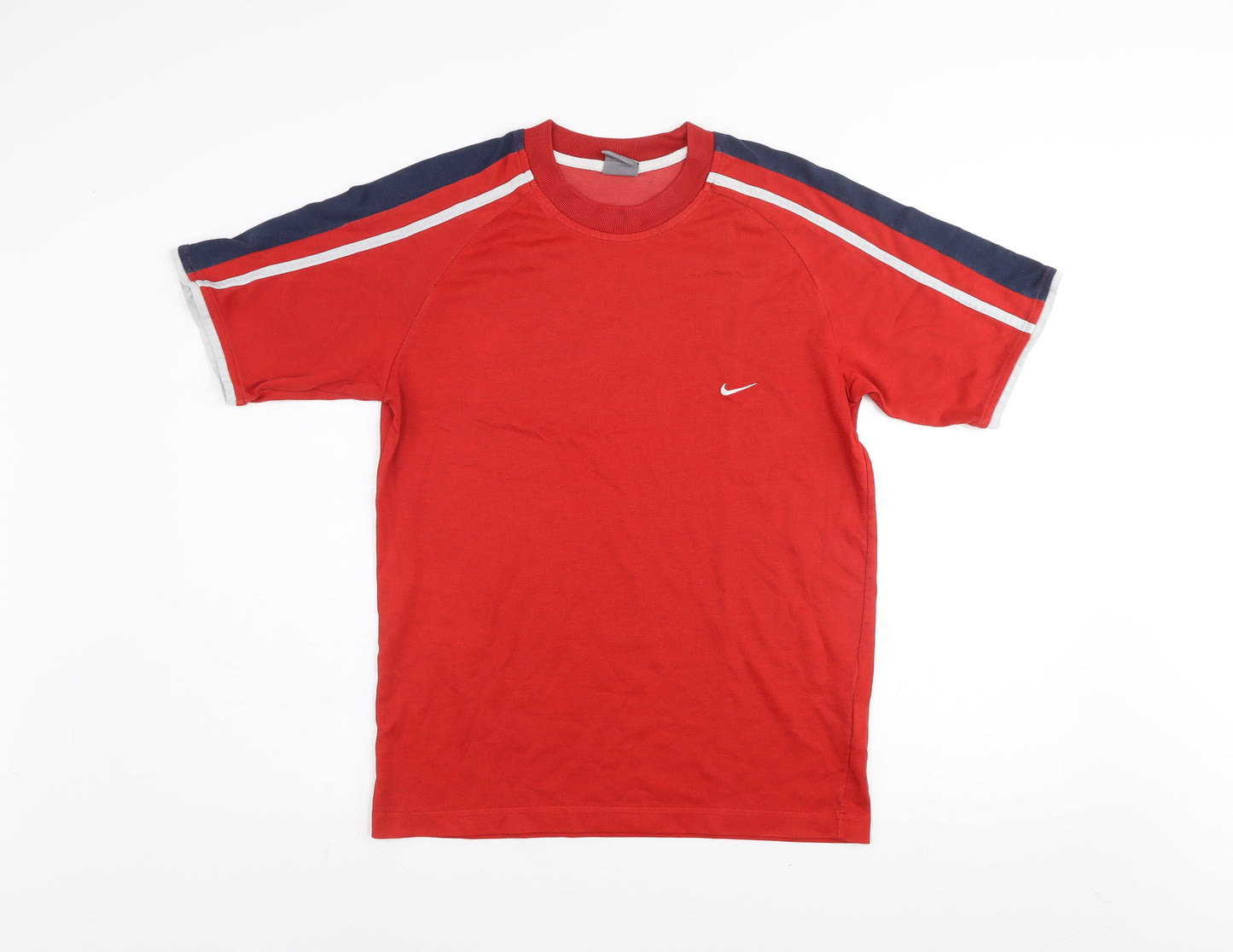 Nike Mens Red Short Sleeve Raglan Sports T-Shirt Size M