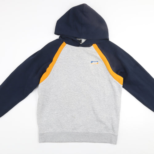 Jack & Jones Men's Grey Pullover Hoodie XL