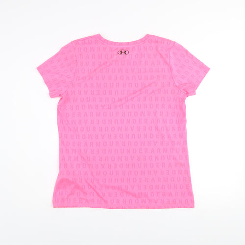 Under Armour Men’s Pink Lightweight T-Shirt L Gym Training Top