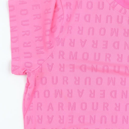 Under Armour Men’s Pink Lightweight T-Shirt L Gym Training Top