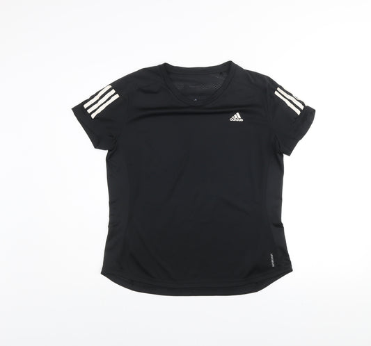 Adidas Women's Black Aeroready Running T-Shirt Size L