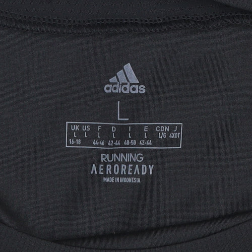 Adidas Women's Black Aeroready Running T-Shirt Size L