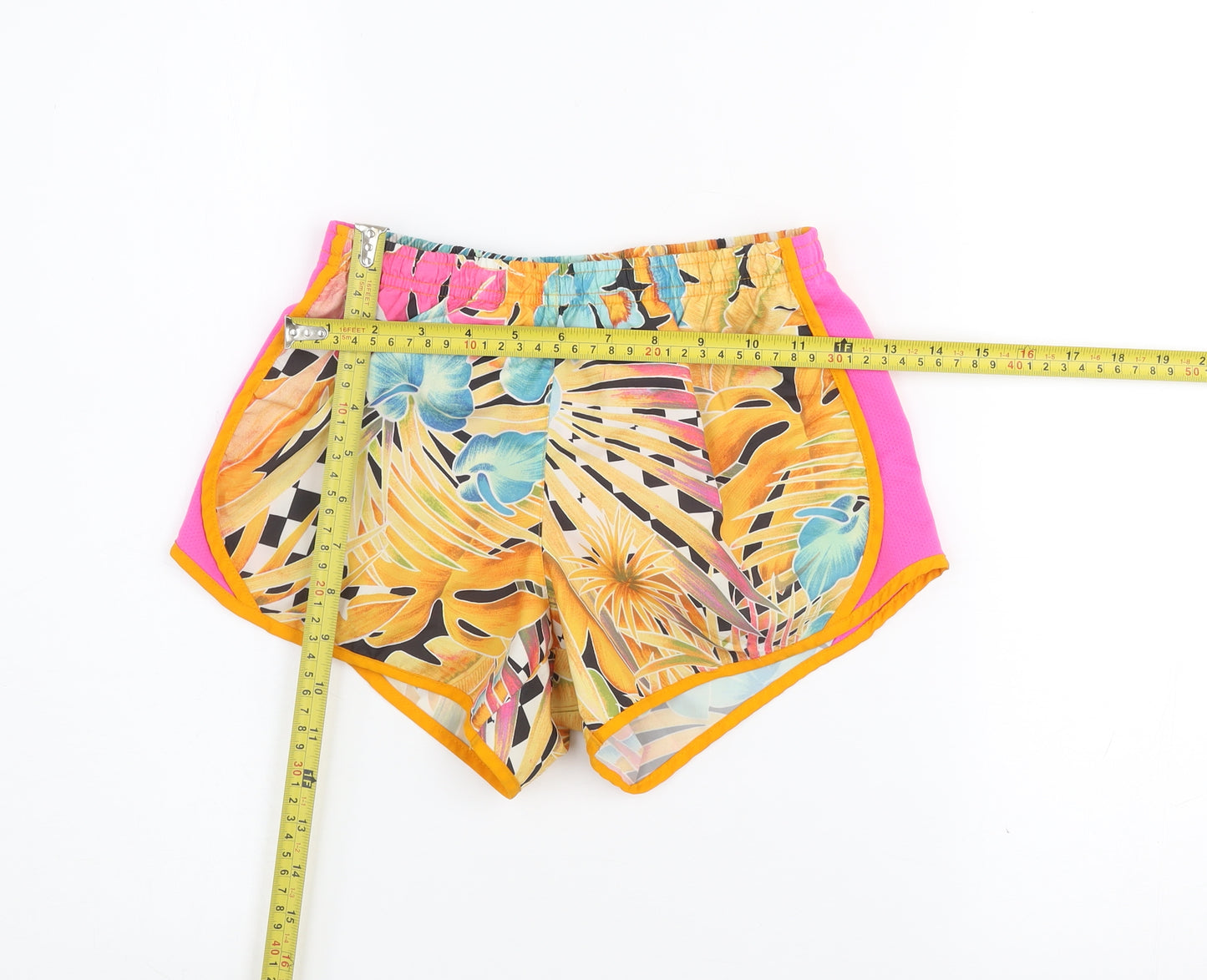 Nike Girls Multicoloured Tropical Dri-FIT Athletic Skort Size M