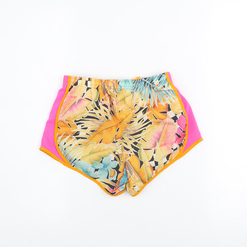 Nike Girls Multicoloured Tropical Dri-FIT Athletic Skort Size M