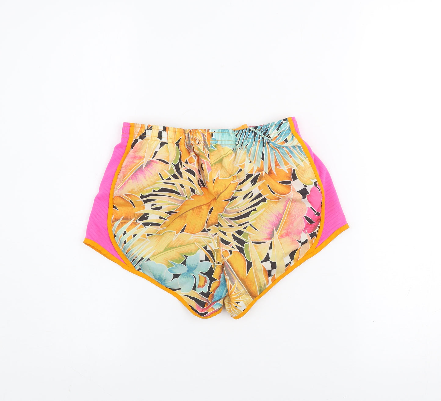 Nike Girls Multicoloured Tropical Dri-FIT Athletic Skort Size M
