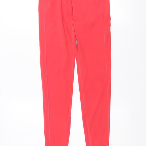 Alphalete Women Red Seamless High Waist Gym Leggings Size M