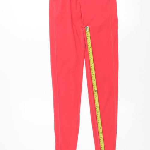 Alphalete Women Red Seamless High Waist Gym Leggings Size M