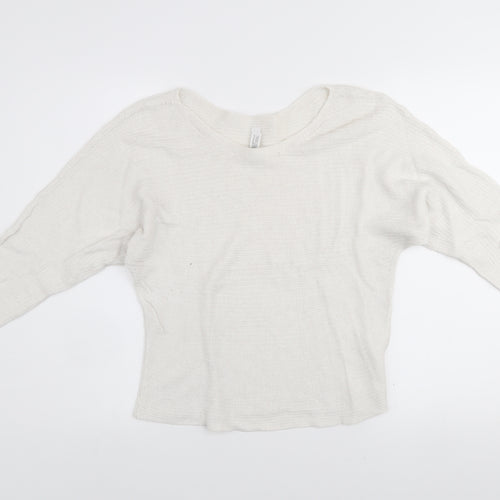 Aéropostale Women’s Ivory Knit Pullover Jumper Size S