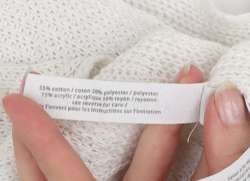 Aéropostale Women’s Ivory Knit Pullover Jumper Size S