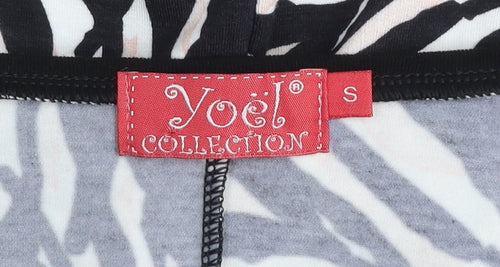 Yoel Collection Women's Multicoloured Tunic Blouse S Long Sleeve V-Neck