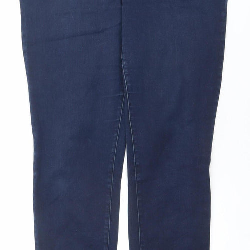 New Look Women's Blue Super Skinny Mid Rise Jeggings Size 8