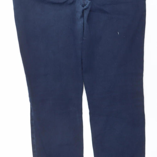 New Look Women's Blue Super Skinny Mid Rise Jeggings Size 8