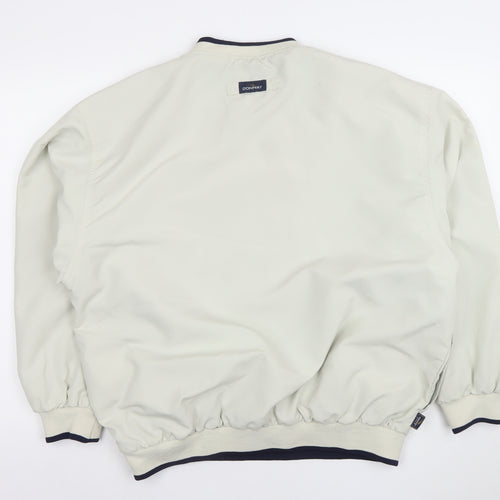 Donnay Golf Men’s Beige Medium V-Neck Lightweight Jacket