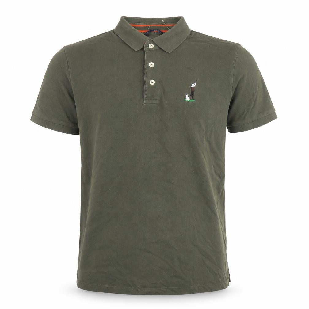 Typhoon Polo Country Clothing Green Men's M Cotton Golf Polo Shirt
