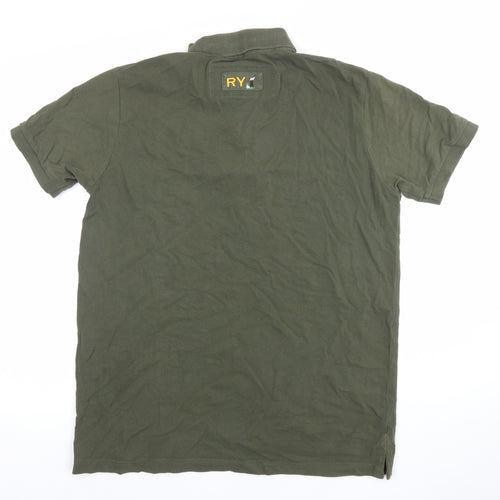 Typhoon Polo Country Clothing Green Men's M Cotton Golf Polo Shirt