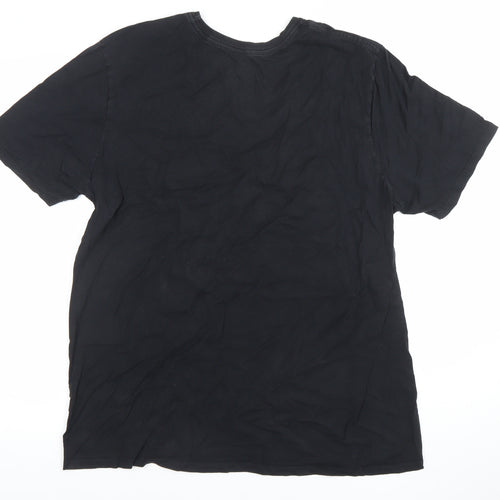 Nike Men's Black XL Athletic Fit Sports Graphic T-Shirt