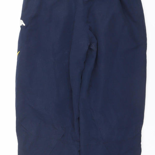 Stiga Boys Blue XS Track Pants Lightweight Polyester Sports Trousers