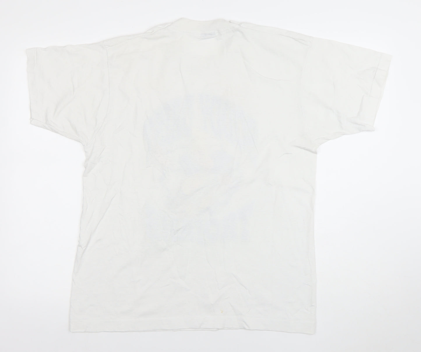 Fruit of the Loom Men's White L Vintage Soddy Daisy Trojans Graphic T-Shirt