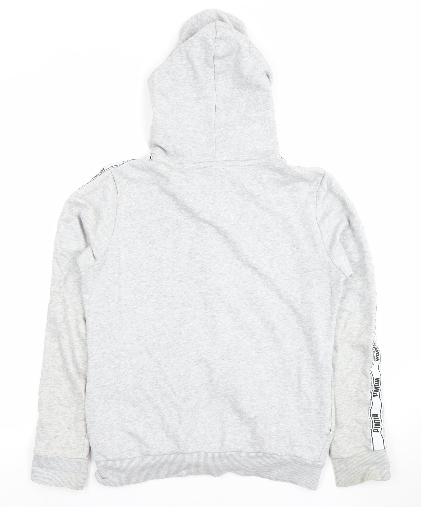 Puma Womens Grey Full Zip Hoodie Medium Hooded Sportswear