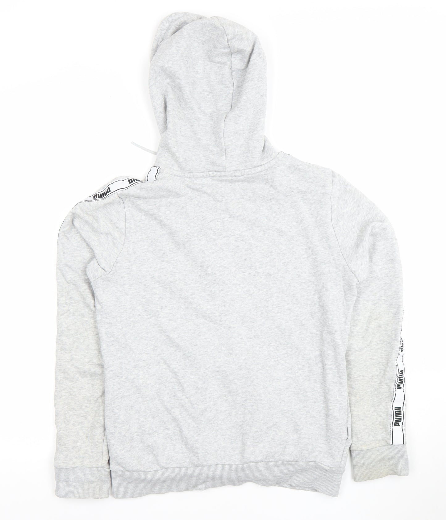 Puma Womens Grey Full Zip Hoodie Medium Hooded Sportswear