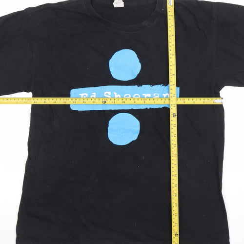 Keya Women's Black Ed Sheeran Divide Tour 2018 Cotton T-Shirt M