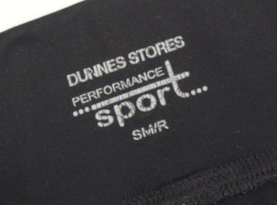 Dunnes Stores Performance Sport Black Capri Leggings Womens S