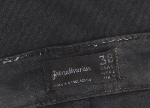 Stradivarius Women's Black Skinny Slim Fit Jeans Size 10