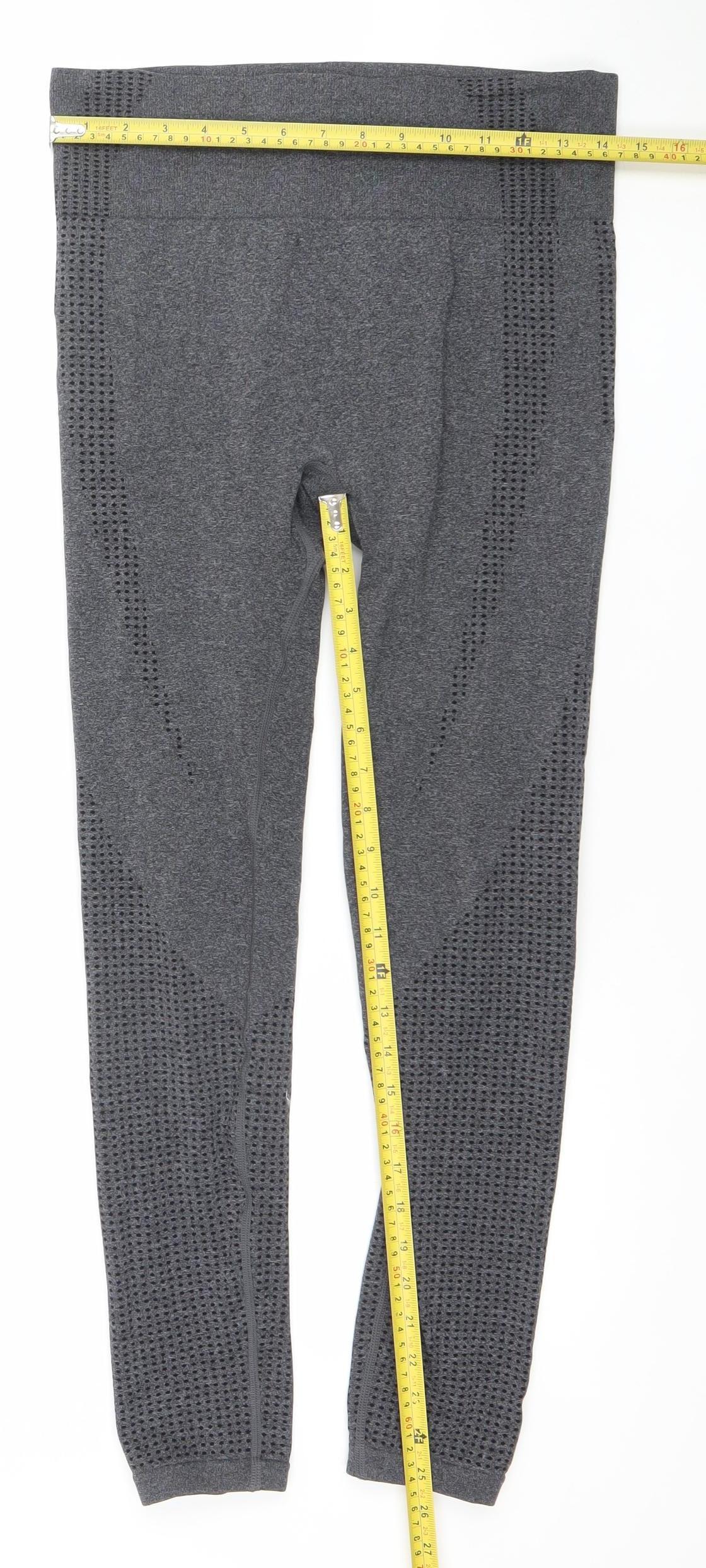 Dunnes Stores Women’s Grey Seamless Sports Leggings Size M