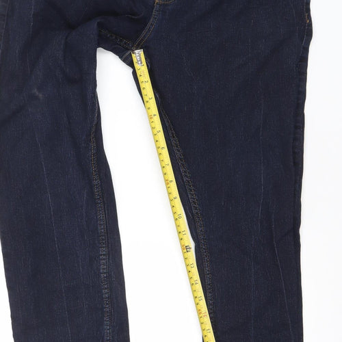 Denim Co. Mens Blue Straight Leg Jeans 36W 32L Cotton Blend