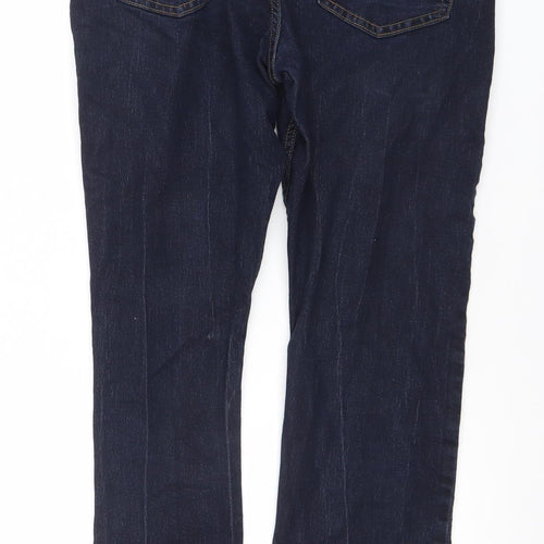 Denim Co. Mens Blue Straight Leg Jeans 36W 32L Cotton Blend