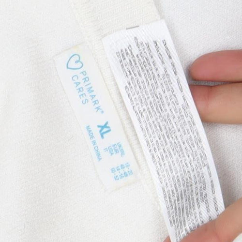 Primark Women’s White Madrid Pullover Jumper XL Crew Neck Knit
