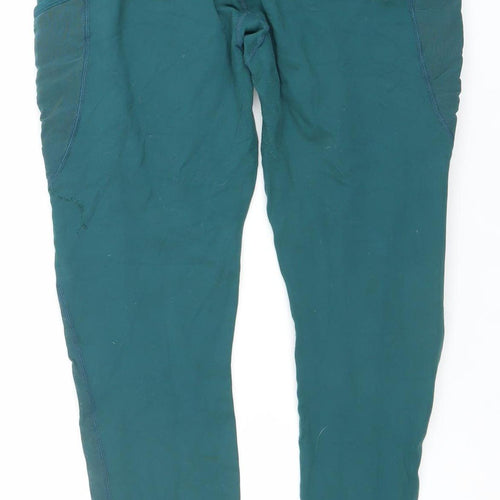 MP Women's Green XL Stretch Leggings Activewear Trousers
