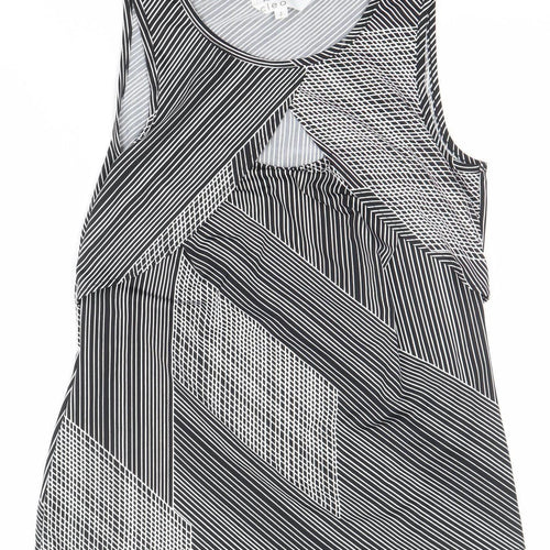 Cleo Women’s Black Striped Sleeveless Tank Top S