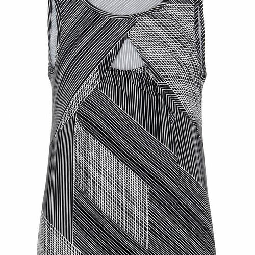 Cleo Women’s Black Striped Sleeveless Tank Top S