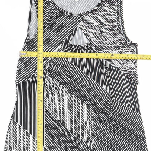 Cleo Women’s Black Striped Sleeveless Tank Top S