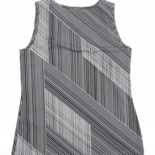 Cleo Women’s Black Striped Sleeveless Tank Top S