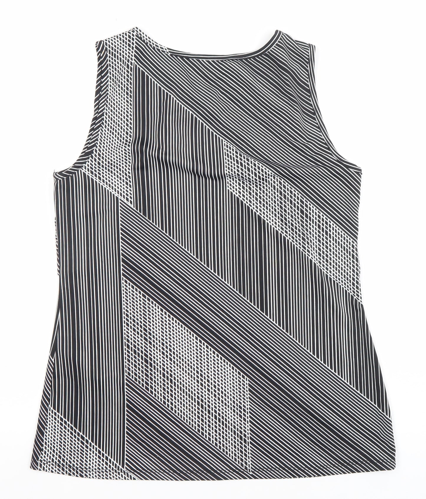 Cleo Women’s Black Striped Sleeveless Tank Top S