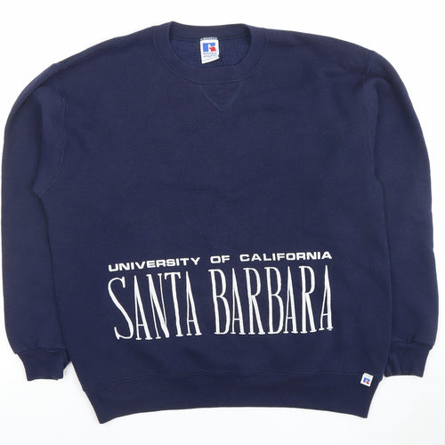 Russell Athletic Men's Blue Large University Santa Barbara Sweatshirt