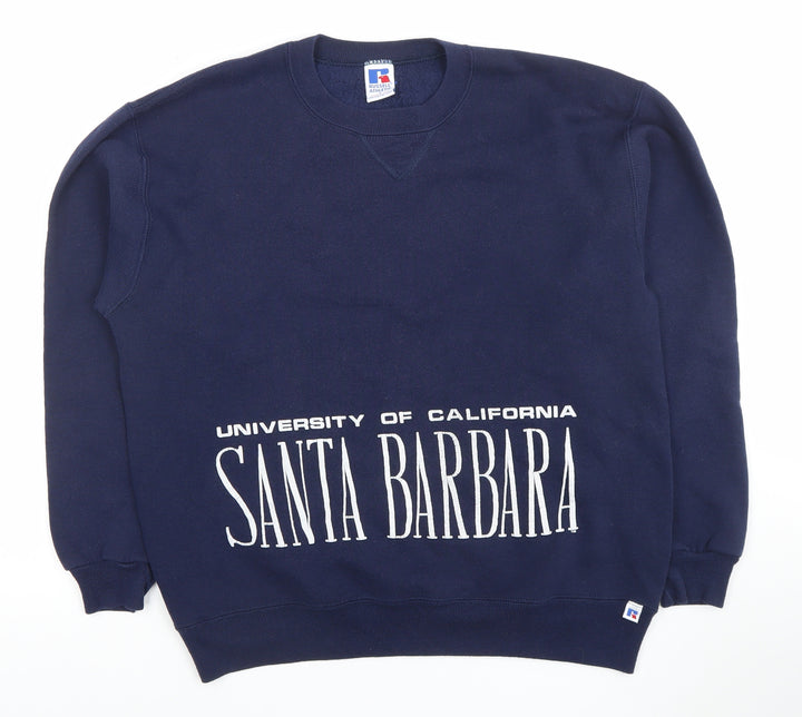 Russell Athletic Men's Blue Large University Santa Barbara Sweatshirt